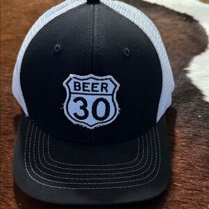 3 total Black and White Trucker Hat